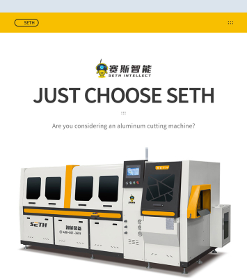 Machine de découpe d'aluminium