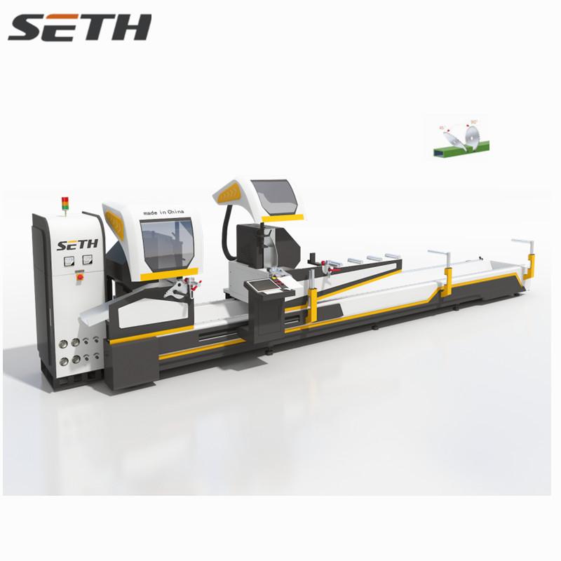 aluminum window machine cnc double head cutting machine