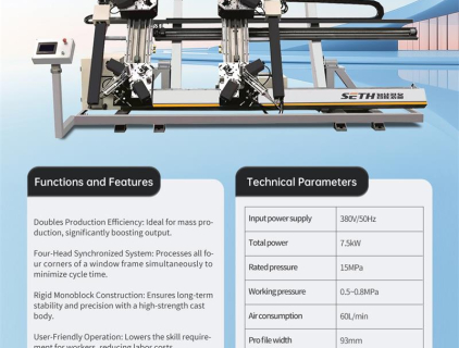 Machine à sertir les coins CNC